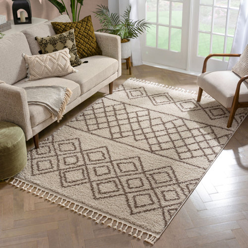 Well Woven Cabana Radley Natural Tribal Moroccan Shag Rug Wayfair